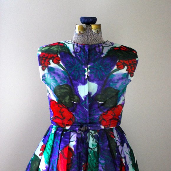 Colourful floral print dress - Picture 10 of 12